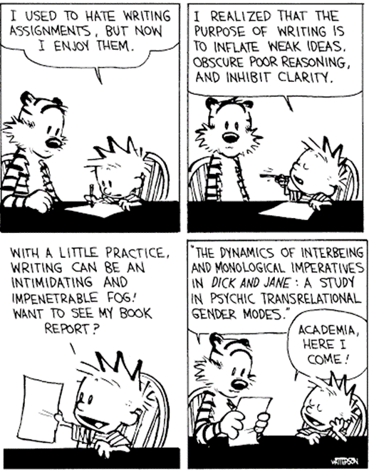 Calvin and Hobbes cartoon